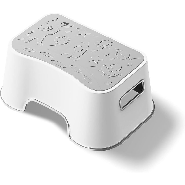 Harriet Bee Jahleya Gray/White Foldable Step Stool Wayfair Canada